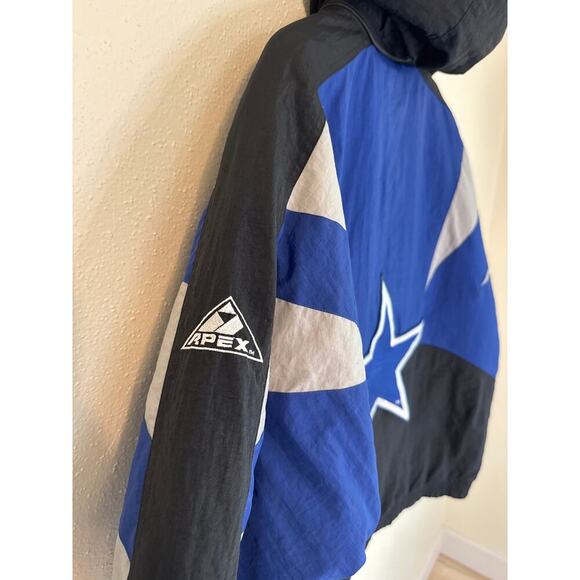 Vintage Dallas Cowboys Apex One NFL Pro Line Puffer Jacket Hood Big Star  XL￼ - Picture 4 of 16